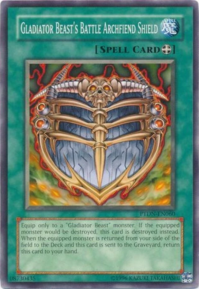 Gladiator Beast's Battle Archfiend Shield - PTDN-EN060 - Common - Unlimited Edit - Image 1 of 1