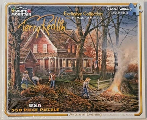 White Mountain "Herbstabend" Puzzle Terry Redlin 550 Teile Neu/Versiegelt - Bild 1 von 2