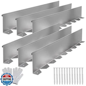 Solution4Patio 6" H No Dig Galvanized Steel Garden Landscape Edging Strips, 6 - Picture 1 of 5