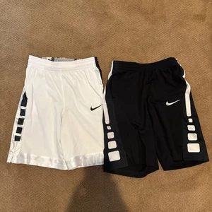 Boys Nike XL Nike Basketball Shorts White And Black - Picture 1 of 5