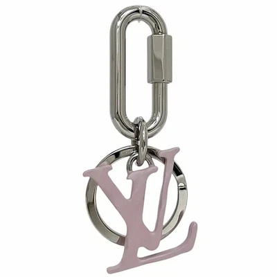 Portachiavi LOUIS VUITTON Portachiavi Forma LV MP2615 Argento Viola Rosa Meta... - Immagine 1 di 4