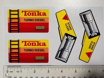 Mighty Tonka Turbo 柴油装载机贴纸 — 第 1/2 张图片