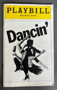 Dancin' 1978 Original NYC Broadway Theater Playbill Revista Escenario Musical Obra  - Imagen 1 de 4
