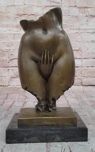 Collector Original Mavchi Italian Artist Female Nude Torso Bronze Figurine Sale - Picture 1 of 10