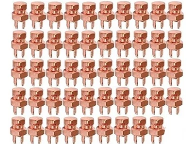 49 Pack High Strength Split Bolt Connectors 4 Gauge to 8 Gauge for Solid wire - Image 1 of 4