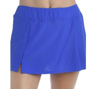 FALDA DE BAÑO AMERICAN BEACH L BANDA ANCHA AZUL REAL TANKINI PARTE INFERIOR FORRADA NUEVA SIN ETIQUETAS - Imagen 1 de 3