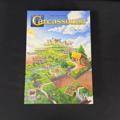 Carcassonne Board Game Z-Man Games Hans im Gluck Tile River & Abbot Expansion - Image 1 of 4