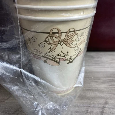 Diseño Campana Vintage Boda, Tazas de Papel, Una Manga-25 Tazas, Boda Años 80. Foto 1 de 3