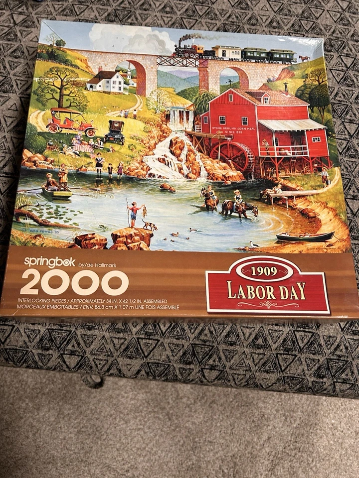 Springbok "1909 Labor Day" 2000 Piece  34" x 43" Jigsaw Picture Puzzle - Image 1 of 3