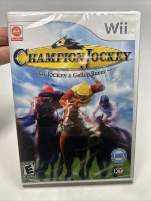 Champion Jockey: G1 Jockey & Gallop Racer (Nintendo Wii, 2011) SEALED - Image 1 of 4