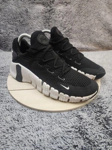 Nike Free Metcon 4 Black White Grey Volt Training Shoes, Men's Size 8 - Picture 1 of 8
