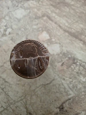 Uncirculated, Unopend Roll Of 1971 Half Pennies - Image 1 of 3