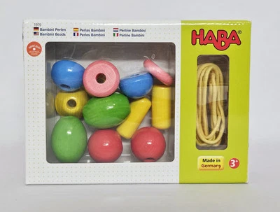 Haba 1970 Fädelspiel Bambini Perlen Set  - Bild 1 von 4