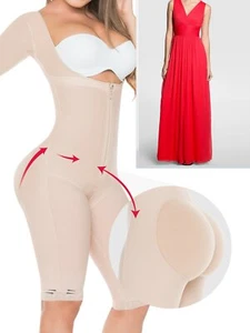 Post Surgery Gürtel Ganzkörperformer mit Ärmeln Fajas Colombianas Salome 0525 - Bild 1 von 9