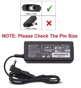 New Genuine Delta For ACER ASPIRE N15W5 Laptop Charger Adapter 45W 19V 2.37A PSU - Picture 1 of 5