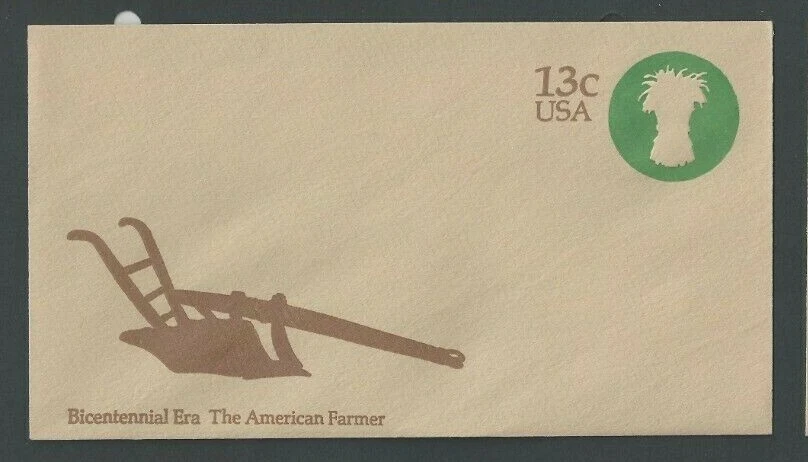 U573 13c Green & Brown On Brown Paper Size 12 Mint Entire - Image 1 of 1