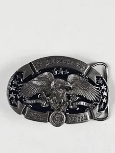 Daytona Beach Bike Week Gürtelschnalle 1989 Artistry In Iron Eagle Limited Edition  - Bild 1 von 9