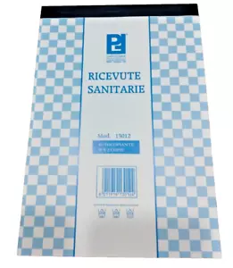 RICEVUTE SANITARIE FORMATO A 5 DUPLICE COPIA X RICETTE E PRESCRIZIONI MEDICHE - Bild 1 von 2