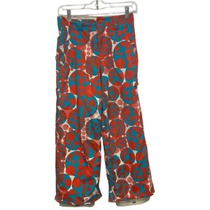 Burton snowboarding pants snow pants girls kids large 10/12 colorful polka dots - Picture 1 of 9
