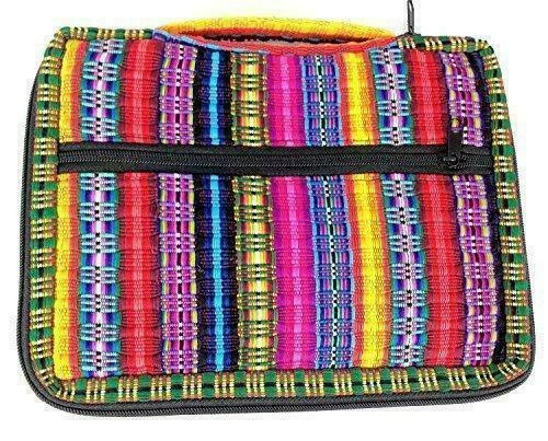 Terrapin Trading Hippy Bright Mexicain Import Maya Laptop Tablette Padded Bag C - Image 1 of 2