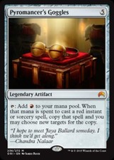 WOTC MTG Magic Origins Pyromancer's Goggles (MR) EX