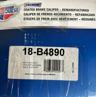 Pinza de freno CarQuest Reman con soporte para Dodge Ram 15-3500 2006-2008 sin núcleo Foto 1 de 2