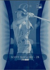2010 TriStar Pursuit SCOTT SIZEMORE #45 Rookie Press Plate 1/1