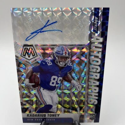 2021 Panini Mosaic Kadarius Toney RC Auto PRIZM Mojo Chiefs ROOKIE auto SSP - Image 1 of 4
