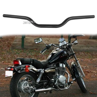 Manillar de arrastre negro para motocicleta 7/8" 22 mm para Honda Rebel 250 450 Foto 1 de 4