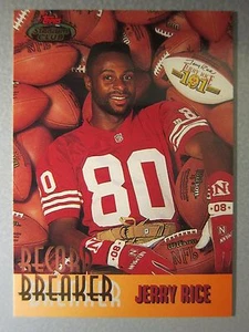*Rare* 1993 Stadium Club #NNO Jerry Rice *RECORD BREAKER* - Picture 1 of 2