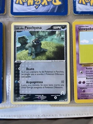Mint POOCHYENA (55/95) EX Team Magma Vs Team Aquapolis Pokemon Card  WOTC ITA - Image 1 of 2