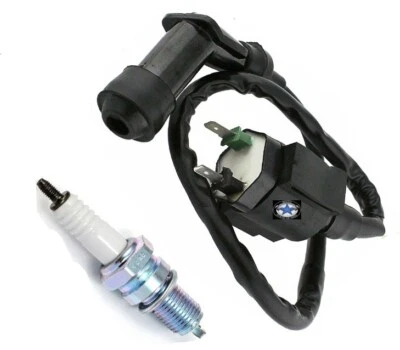 Bobina de ignição + vela de ignição para Honda XR80R 1993-2003 / XR100R 1992-2003 - Imagem 1 de 3