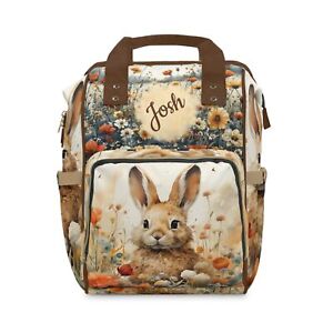 Personalized Bunny Backpack or Diaper Bag, great for baby gift, Easter