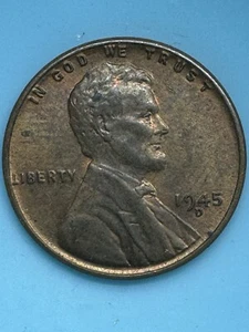 1945 D - Lincoln Wheat Penny - sehr schön zirkuliert siehe Fotos - Bild 1 von 4