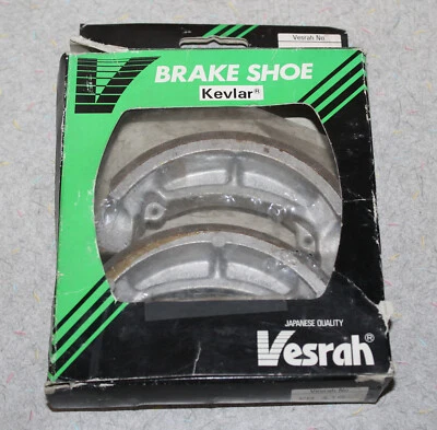 New Pair of Vesrah Brake Shoes for Motorcycle VB-416 Set Kawasaki KL 250 KE 175 Foto 1 de 4