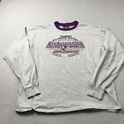 Vintage Northwestern Wildcats Shirt Mens Xl Gray Purple Alamo Bowl Football Y2k