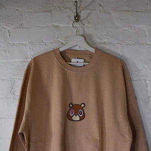 New Dropout Bear Large Embroidered Hip Hop Sand Sweatshirt Top by AF - Picture 1 of 3
