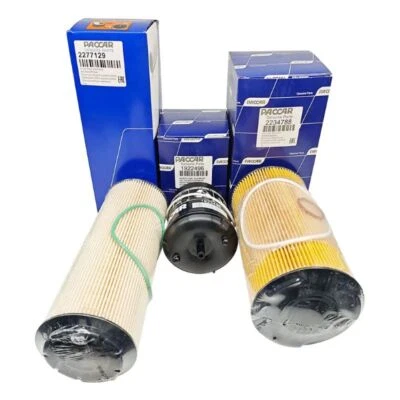 New PACCAR Oil & Fuel Filter Kit For MX-13 Engine 2277129 1922496 2234788 Foto 1 de 4