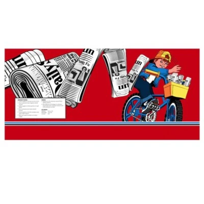 Paperboy CPO & Yoke Arcade Control Panel Overlay Textured Polycarbonate Laminate - Image 1 of 2