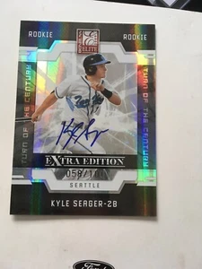 Kyle Seager Auto 2009 Donruss Elite Extra Edition /100 Turn Of The Century - Picture 1 of 4
