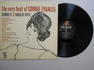 Connie Francis TEEN LP (MGM SE-4167) The Very Best Of Connie Francis VG+ STEREO - Imagen 1 de 1