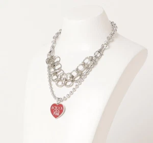 Accessorio Moda Isterico Glamour Ragazza Funk Catena Collana Regalo Made in Japan - Foto 1 di 6
