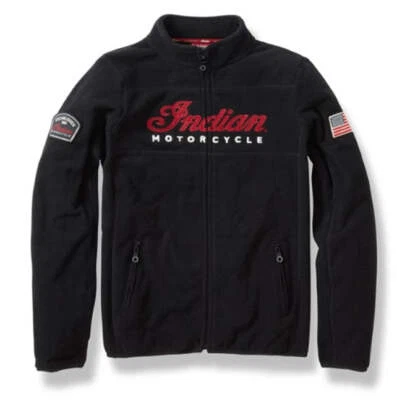 Indian Motorcycle Women's Zip Thru Fleece, Black | 2861666 - Image 1 of 2