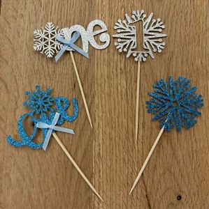 Baby’s First Christmas Cupcake Picks - Picture 1 of 2