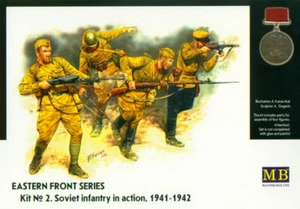 Master Box MB 1/35 3523 WWII Soviet Infantry in Action (Eastern Front Series 2) - Picture 1 of 2
