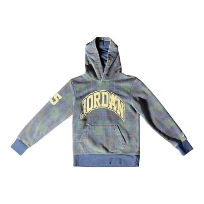 Suéter con Capucha Jordan Air Jordan a Cuadros Juvenil Mediano Foto 1 de 4