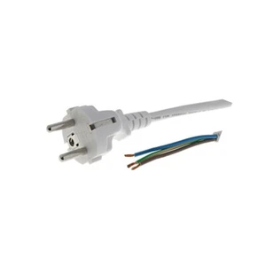 S2-3/07/1.8WH Kabel CEE 7/7 (E/F) Stecker,Kabel 1,8m weiß PVC 3x0,75mm2 LIAN DU - Picture 1 of 1