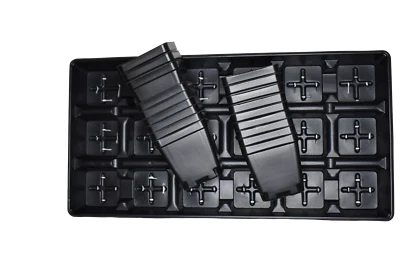 Set of 3 Divided Trays and 54 - 3.5 inch SQUARE NURSERY POTS Landmark - Image 1 of 4