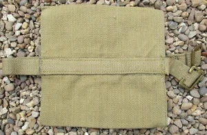 Unissued UK Army:"1943 DATED WEBBING WATERBOTTLE CRADLE" (Unblancoed, M. Bros) - Picture 1 of 4