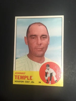 1963 TOPPS JOHNNY TEMPLE, #576, NM/MT (Free Shipping On Any 3!) - Image 1 of 2